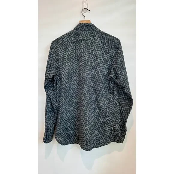 Tom Ford Paisley Print Cotton Lyocell Button Down Shirt Size 41 / 16 - Picture 5 of 14